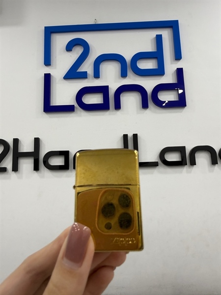 Zippo Khắc Logo 12/2000 - Màu vàng - Ngoại hình 98% - Body