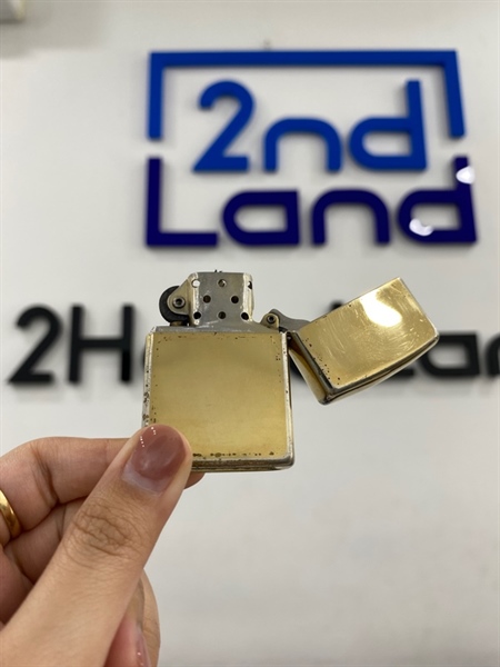 Zippo logo tròn 08/1992 - Màu vàng - Ngoại hình 96% - Body 2