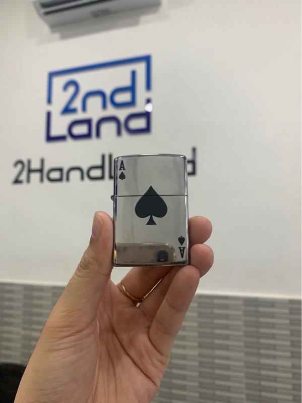 Zippo Lucky ACE - Màu bạc - Newseal
