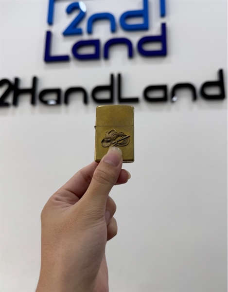 Zippo mạ vàng T1/2015 - Màu vàng - Ngoại hình 98% - Body