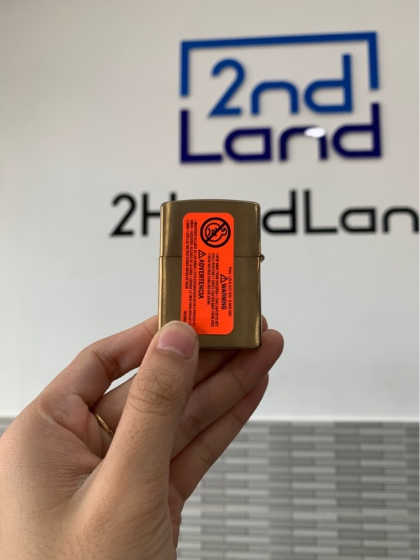 Zippo Reg Br Fn Brs Wo/Sb - Màu vàng - Newseal