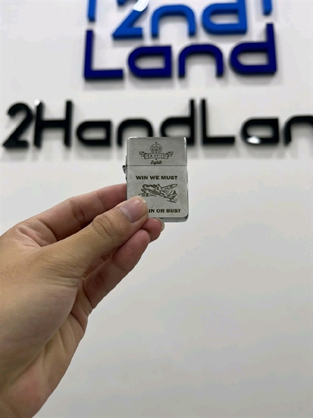 Zippo Replica 1935 Phi Cơ Thế Chiến Thứ Nhất - G19 - Màu bạc - Ngoại hình 98% - Fullbox