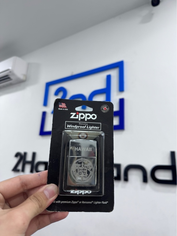Zippo RIMPAC 2018 Hawaii - Màu xám - New seal
