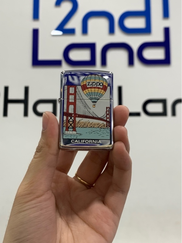 Zippo san francisco golden gate bridge/hot air ballon - Màu bạc - Newseal