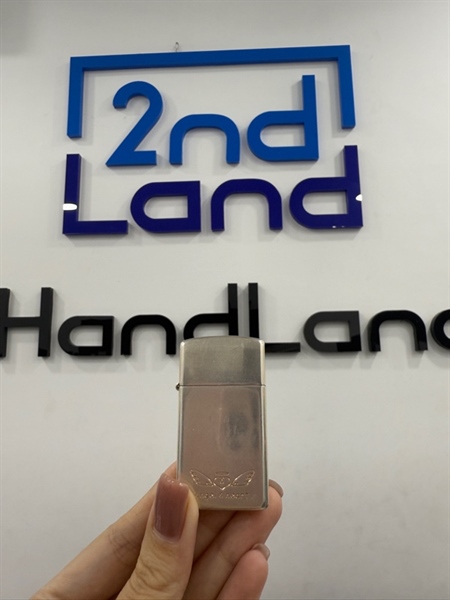Zippo Slim Angel A Heart 07/2004 - Màu bạc - Ngoại hình 97% - Body
