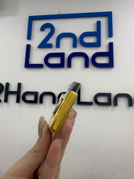 Zippo Slim đính hình tròn Liberty 09/1995 - Màu vàng - Ngoại hình 97% - Body 2