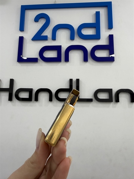 Zippo Slim đồng hình nổi 09/1998 - Màu vàng - Ngoại hình 98% - Body 2