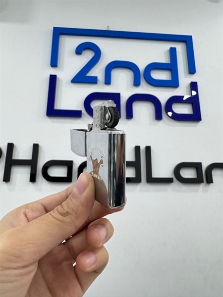 Zippo Slim Hang loose Hawaii 08/1991 - Màu bạc - Ngoại hình 98% - Box 3