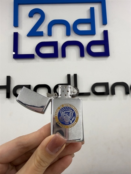 Zippo Slim House Of Representatives United States 1981 - Màu bạc - Ngoại hình 97% - Body 1
