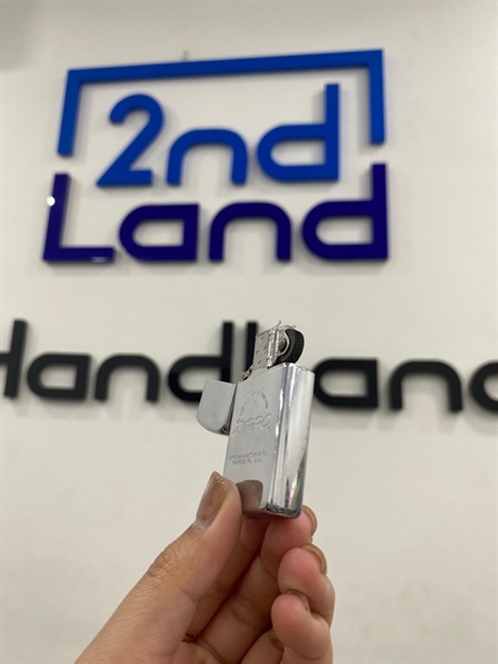 Zippo Slim Logo 01/1989 - Màu bạc - Ngoại hình 97% - Body 2