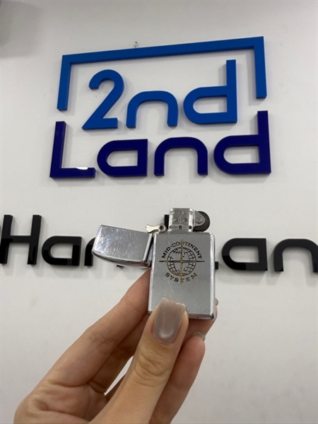 Zippo Slim Mid Continent 1964 - Màu bạc - Ngoại hình 97% - Body 1