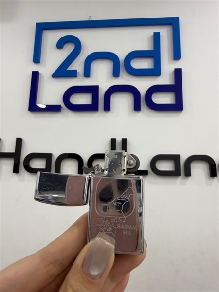 Zippo Slim Saipan 03/1993 - Màu bạc - Ngoại hình 97% - Body 1