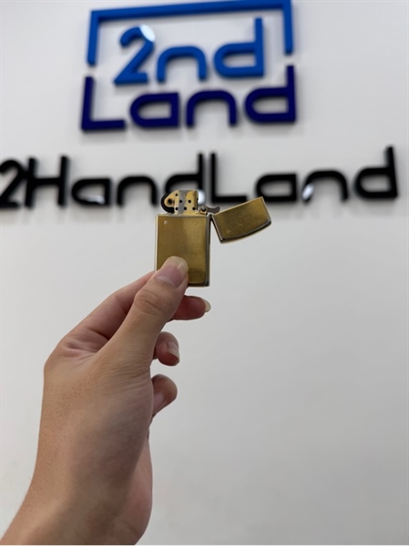 Zippo Slim Saipan Map T11/1987 - Màu vàng - Ngoại hình 97% - Body 2