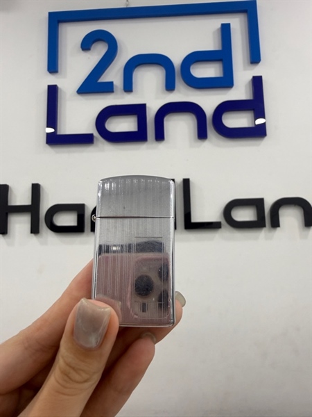 Zippo Slim sọc 1979 - Màu bạc - Ngoại hình 97% - Body