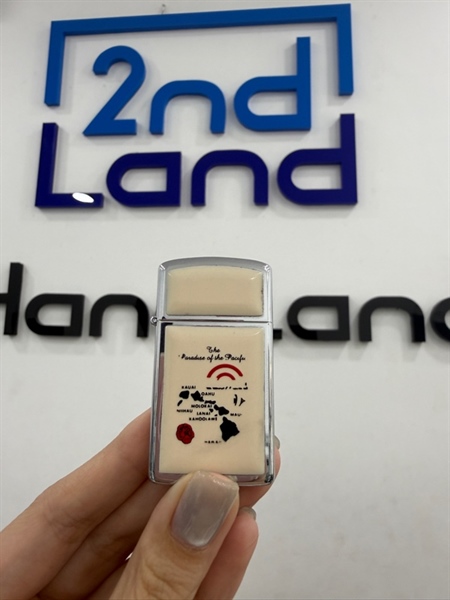 Zippo Slim The Paradise 01/1989 - Màu bạc - Ngoại hình 98% - Body