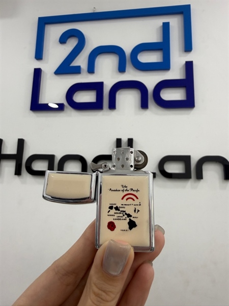 Zippo Slim The Paradise 01/1989 - Màu bạc - Ngoại hình 98% - Body 1