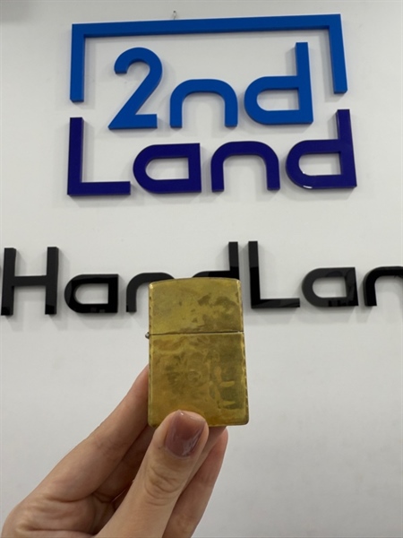 Zippo T7/2019 - Màu vàng - Ngoại hình 97% - Trầy , phai màu - Body