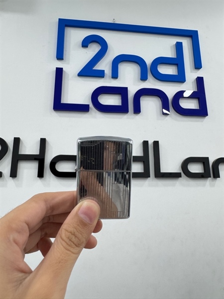 Zippo vân sọc 01/1993 - Màu bạc - Ngoại hình 98% - Box 1