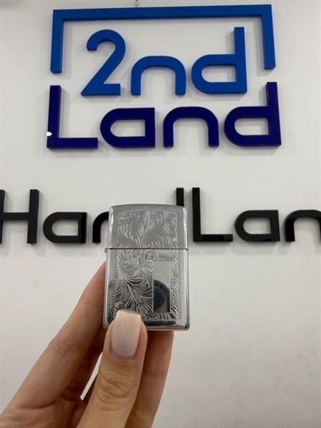 Zippo Venetian 12/1996 - Màu bạc - Ngoại hình 98% - Body