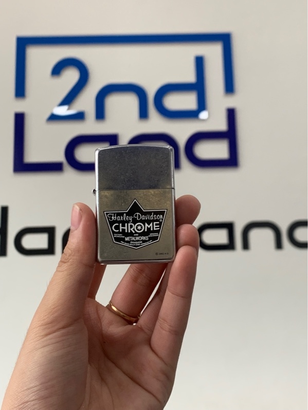 Zippo vintage 2001 harley davidson chrome & metalworks - Màu bạc - Newseal