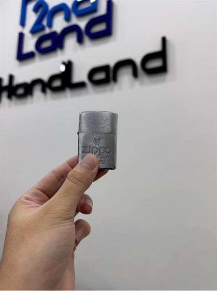 Zippo Wind Proof Lighter - Màu bạc - Ngoại hình 97% - Hết đá , trầy nhiều ,cấn - Body