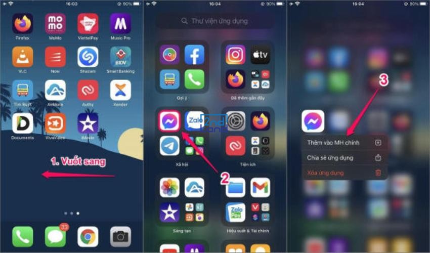 Cách ẩn ứng dụng trên iphone 2