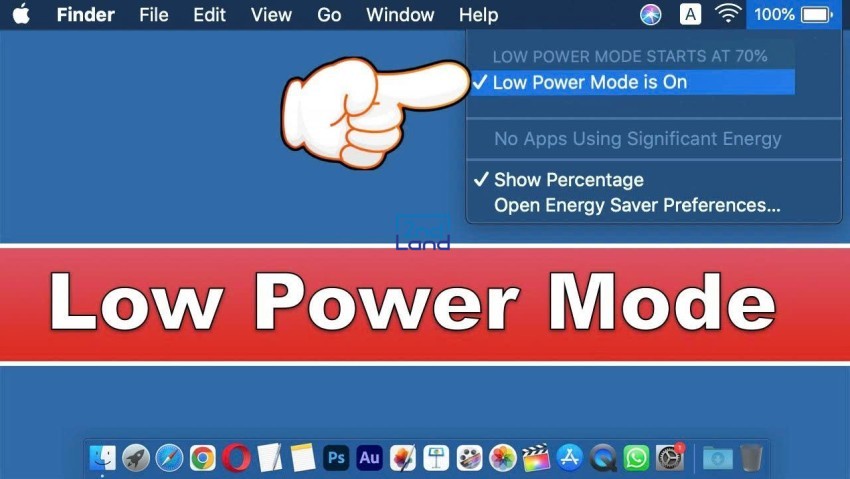 Cách bật chế độ tiết kiệm pin MacBook