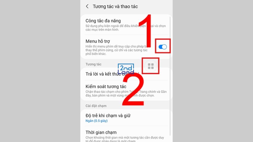 Cách bật nút home ảo 12