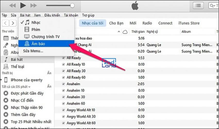 Cách cài nhạc chuông cho iPhone 6