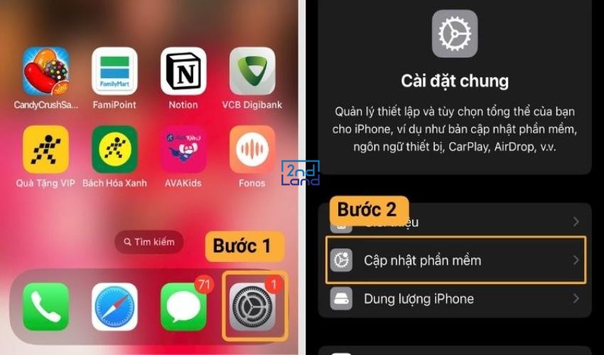 Cách cập nhật ios