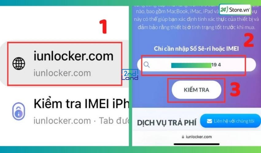 Cách check IMEI iPhone