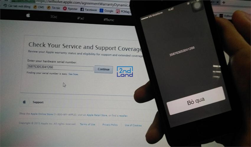 Cách check IMEI iPhone 6