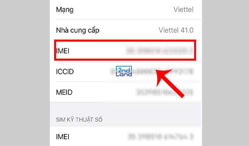 Cách check IMEI iPhone 2