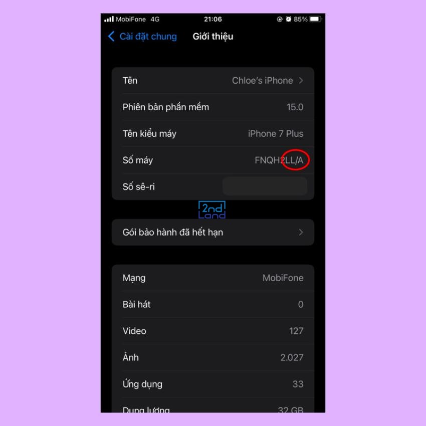 Cách check IMEI iPhone 4