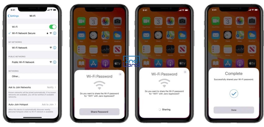 Cách chia sẻ wifi trên iPhone 2