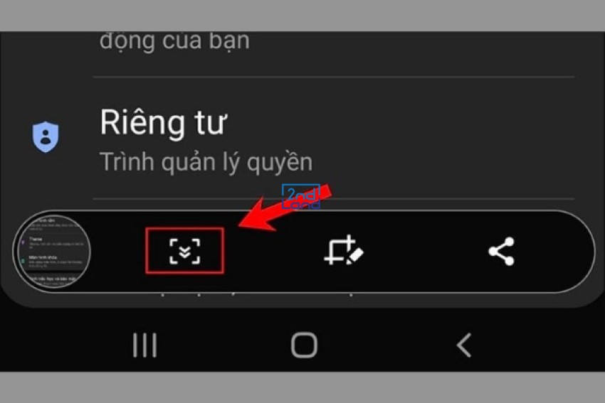 Cách chụp màn hình samsung 4