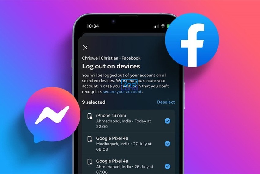 Cách đăng xuất Messenger