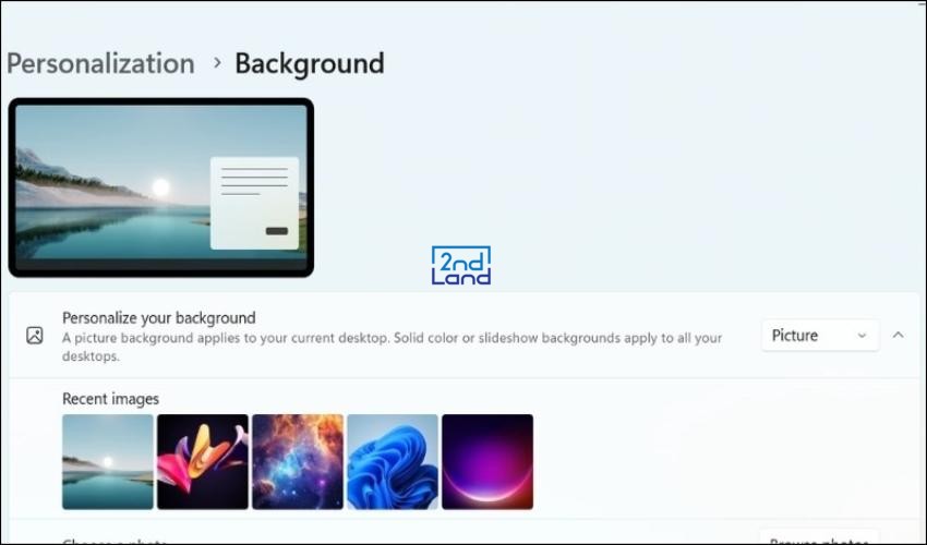 Cách đổi hình nền máy tính 6