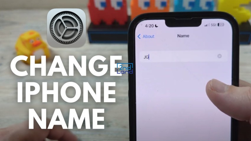 Cách đổi tên iPhone
