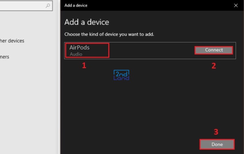 Kết nối AirPods với máy tính Windows 3