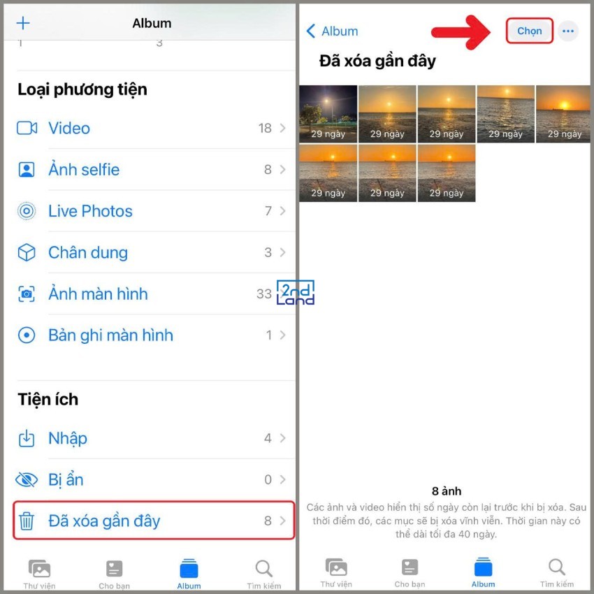 Cách khôi phục ảnh đã xóa trên iPhone 2
