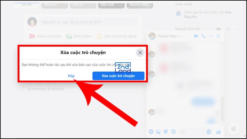 Cách khôi phục tin nhắn Messenger
