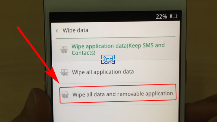 Cách reset, khôi phục cài đặt gốc điện thoại Oppo 8