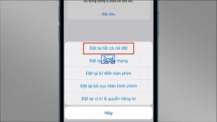 Cách reset, khôi phục cài đặt gốc iPhone 6