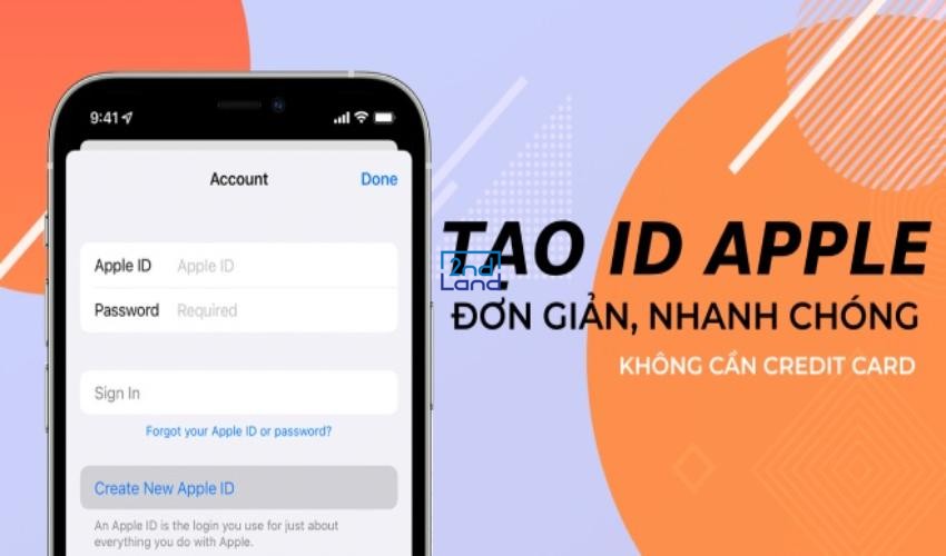 Cách tạo id apple