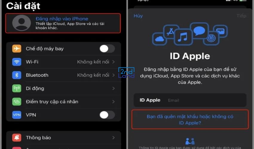 Cách tạo id apple