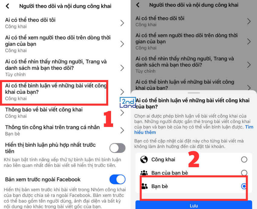 Cách tắt bình luận trên Facebook 6