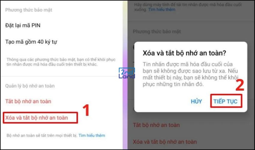 Cách tắt mã hóa đầu cuối trên Messenger 14