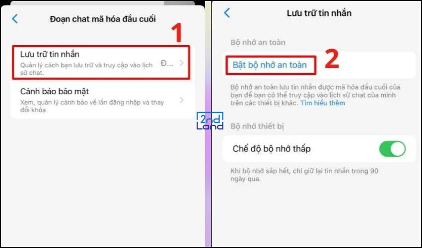 Cách tắt mã hóa đầu cuối trên Messenger 4