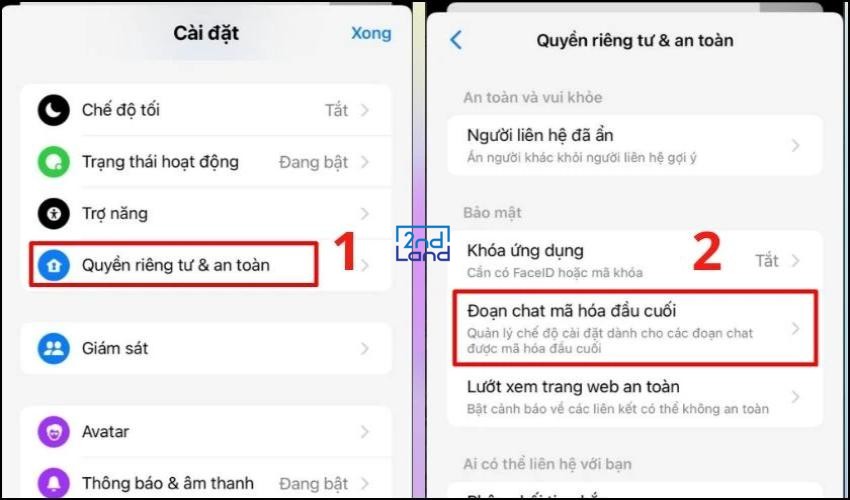 Cách tắt mã hóa đầu cuối trên Messenger 2